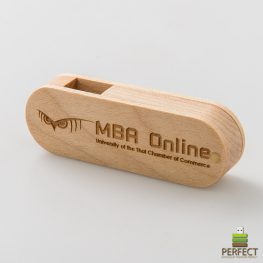 ผลงานแฟลชไดร์ฟไม้ MBA Online