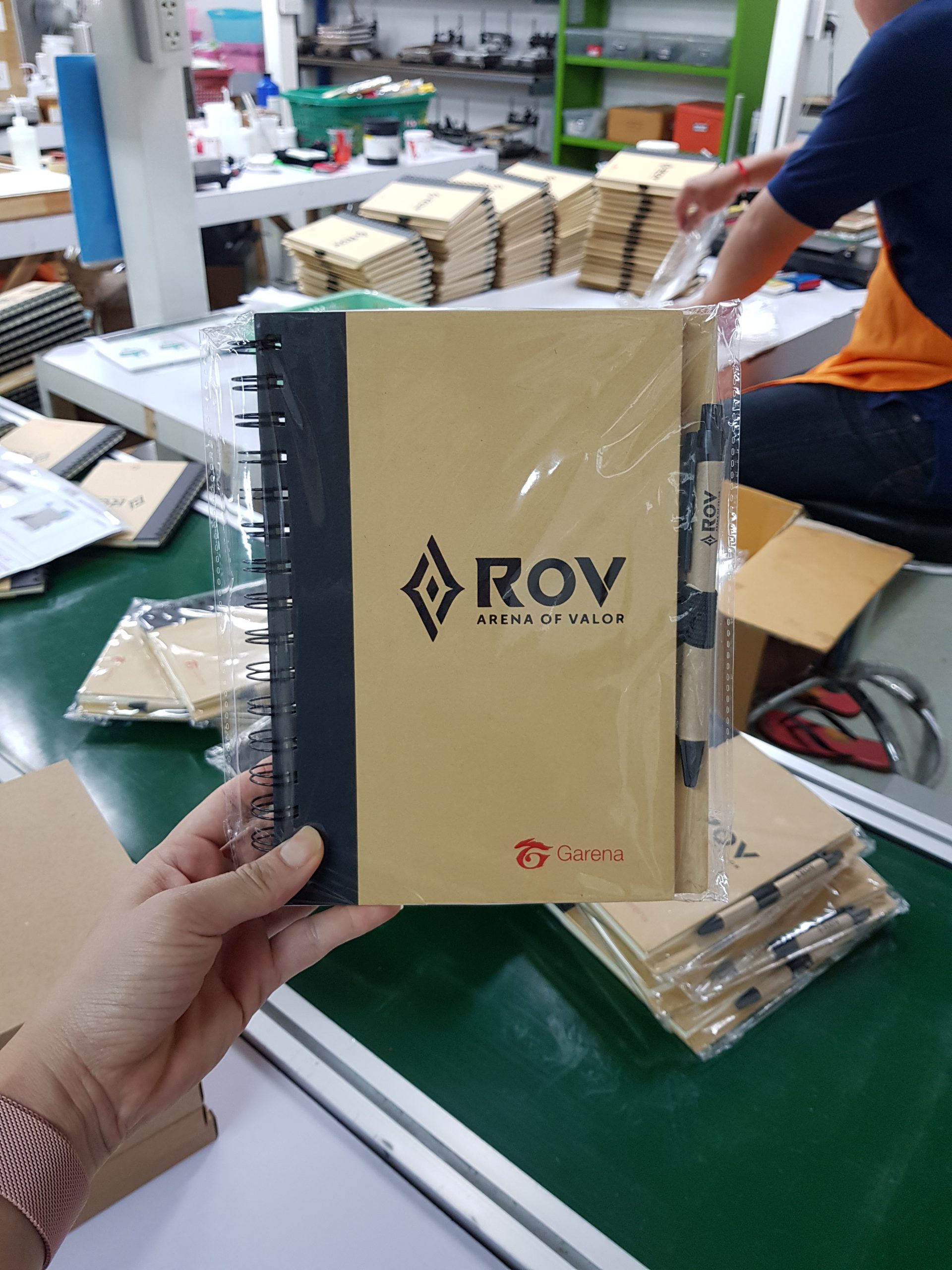 ผลงาน ของพรีเมี่ยม สมุดโน๊ต ROV
