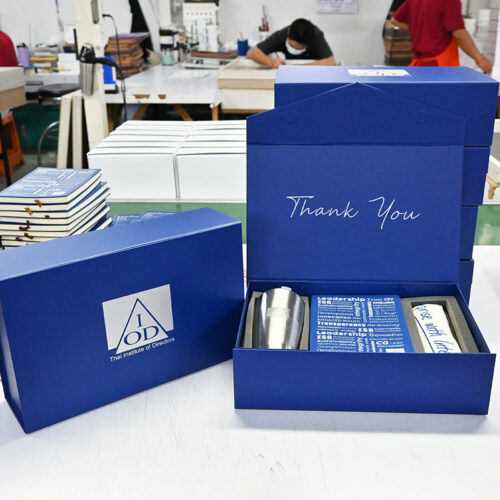 ผลงาน gift set สกรีนโลโก้ IOD