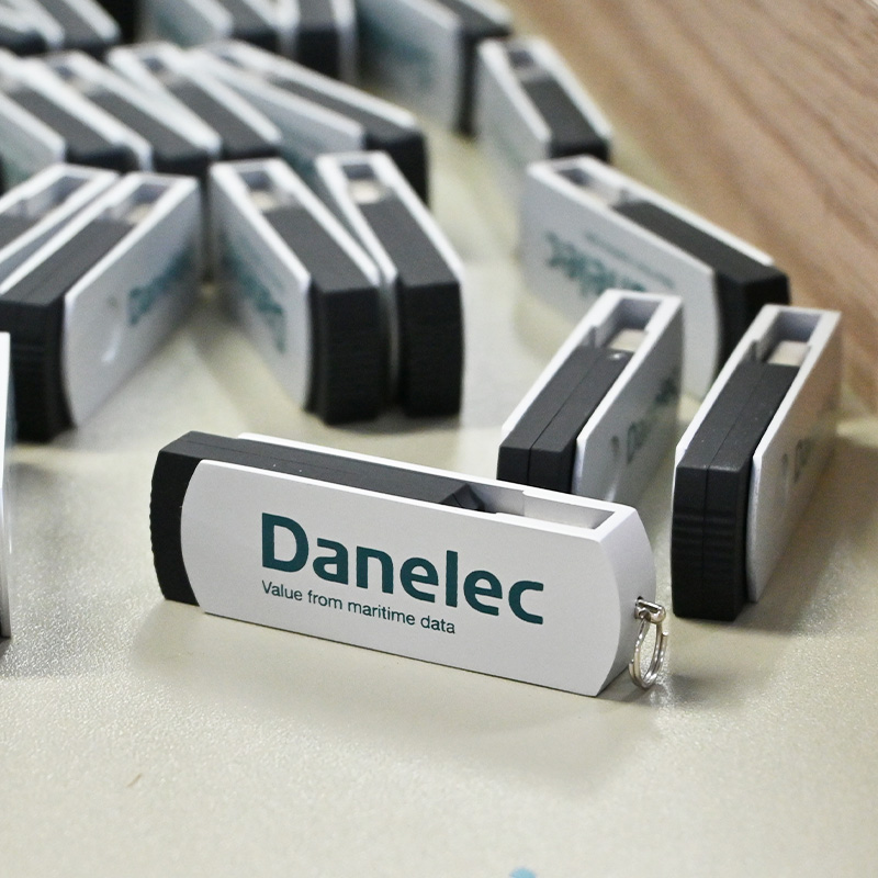 ผลงานแฟลชไดร์ฟ สกรีนโลโก้ Danelec