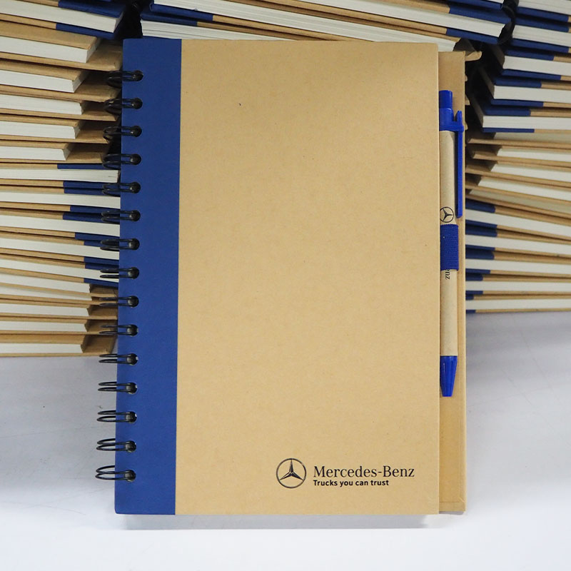 ของพรีเมี่ยม-สมุดโน้ต-ปากกา-สกรีนโลโก้-Mercedes-Benz