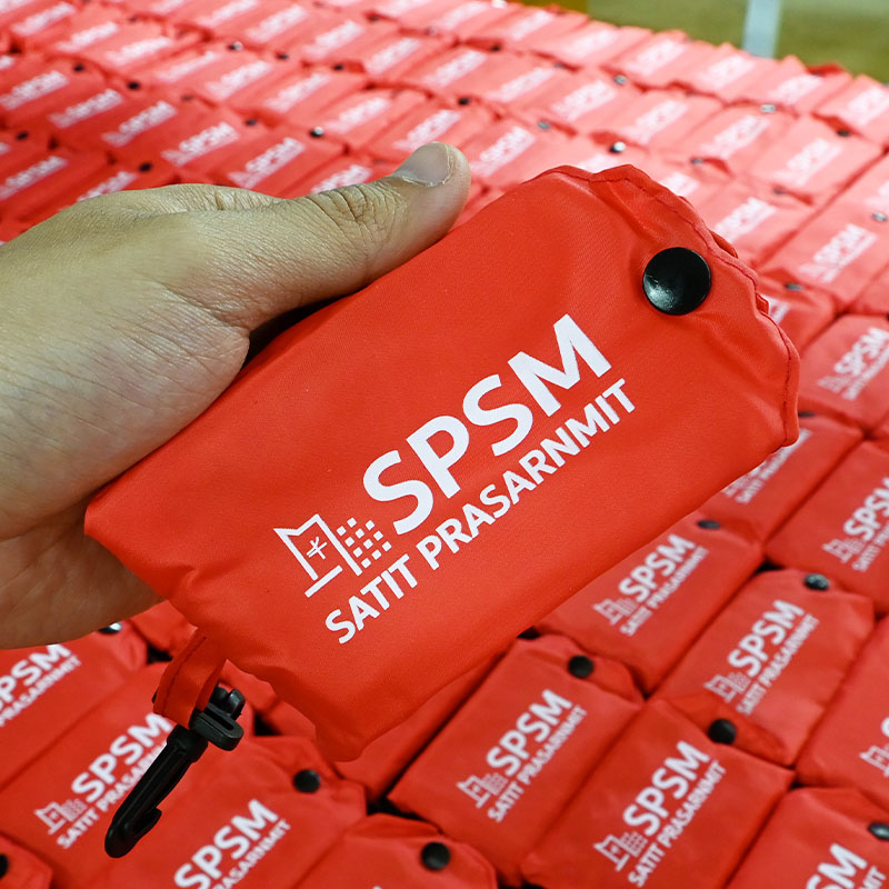 ถุงผ้า-สกรีนโลโก้-SPSM-SATIT-PRASARNMIT