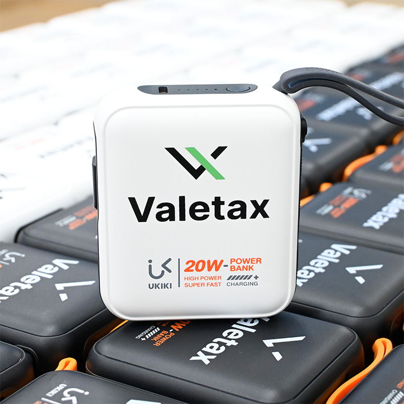 พาวเวอร์แบงค์-สกรีนโลโก้-Valetax