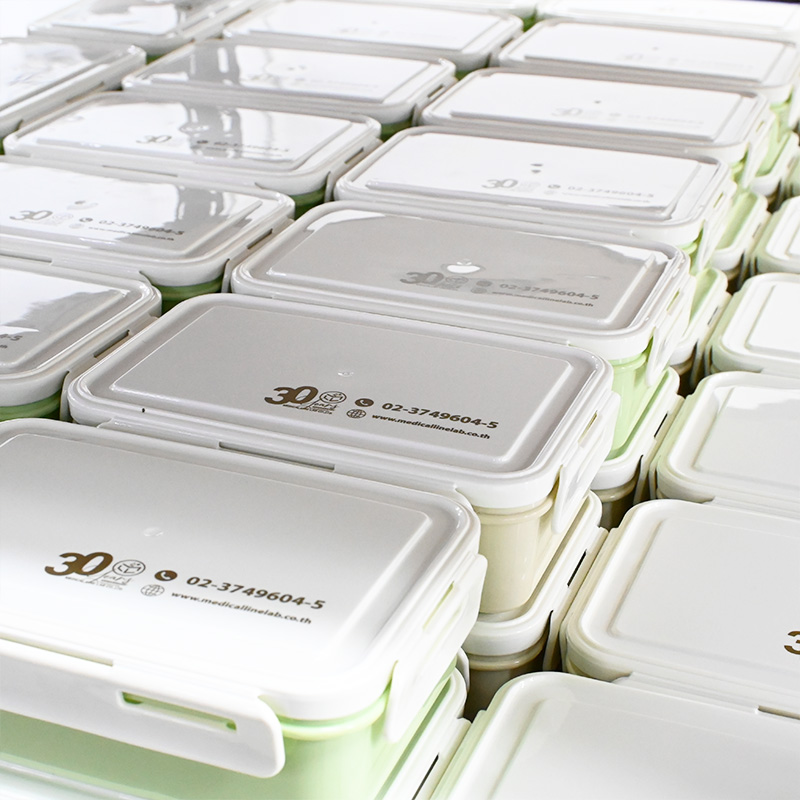 กล่องข้าว-สกรีนโลโก้-MEDICAI-LINE-LAB-CO-LTD